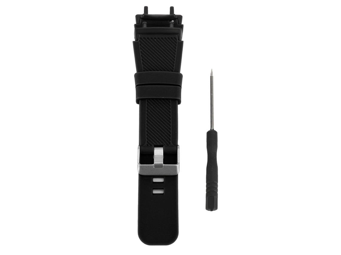 Reloj De Pulsera De Cuarzo Para Hombre Sanda Con Correa De Malla De Aleación Y Cierre Magnético, Silicona Negra.