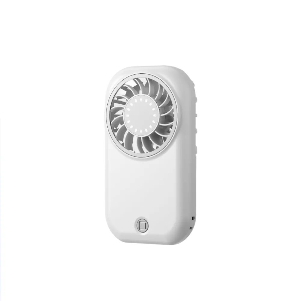 Ventilador De Mano Chrui Portátil 5 Velocidades 1200mah 11000 Rpmblanco