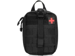 Kit De Primeros Auxilios Lixada Molle Con Suministros Tácticos De Emergencia, Bolsa Negra.