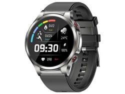 Reloj inteligente multifuncional, pantalla de 1,32 pulgadas, IP67 a prueba de agua y polvo, plateado Bestvite