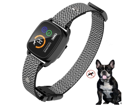 Collar de corteza de perro para perros medianos pequeños, collar de perro de entrenamiento antiladridos recargable VENISYMLIS