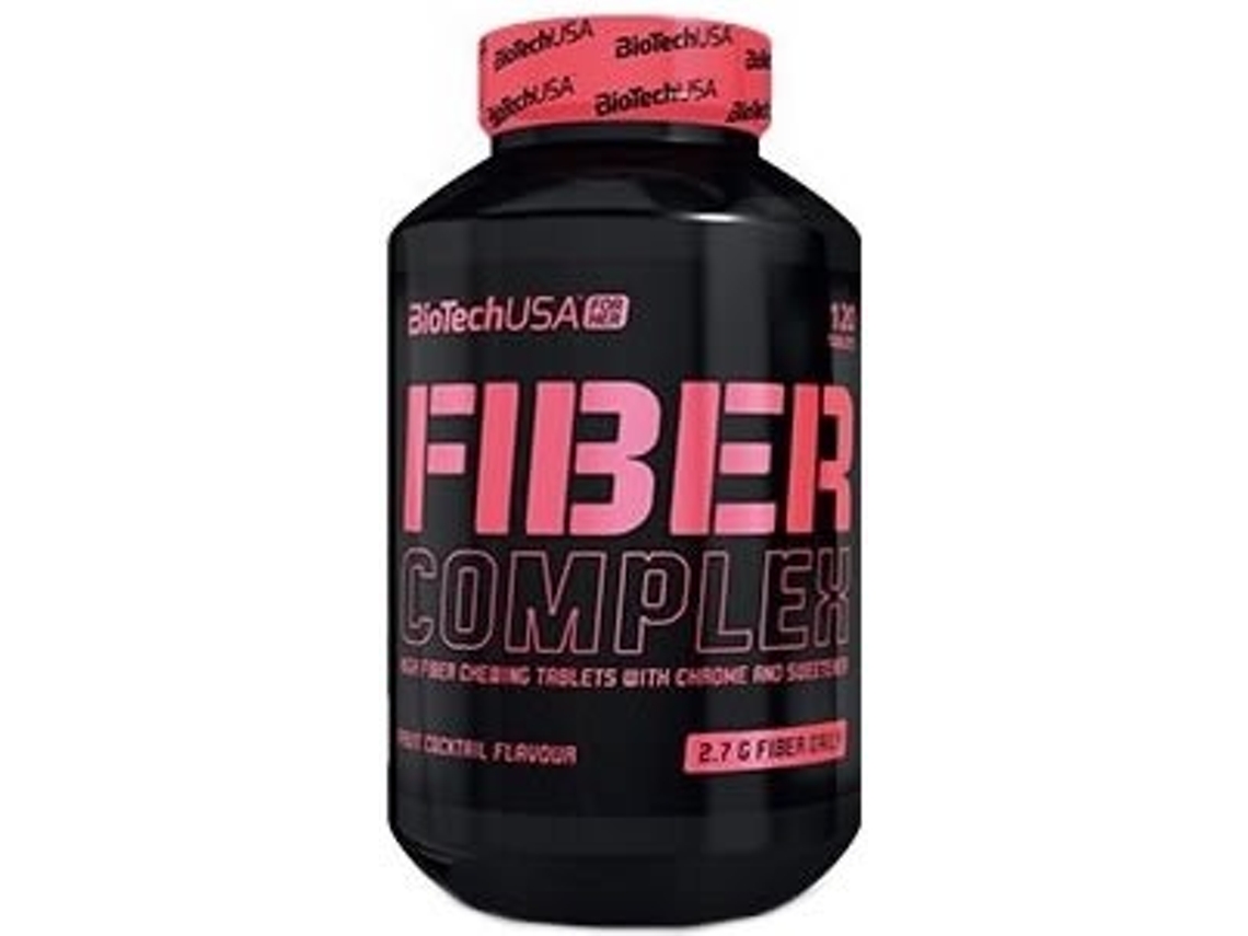 Complemento Alimentar BIOTECH USA Fiber Complex-Fibra Masticable 120 Tabs (3 Comprimidos)