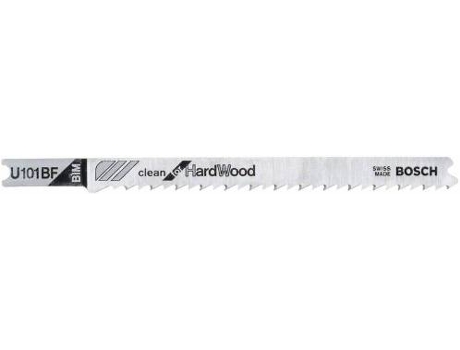 Hoja de Sierra de Calar BOSCH U 101 Bf Clean para Hard Madera