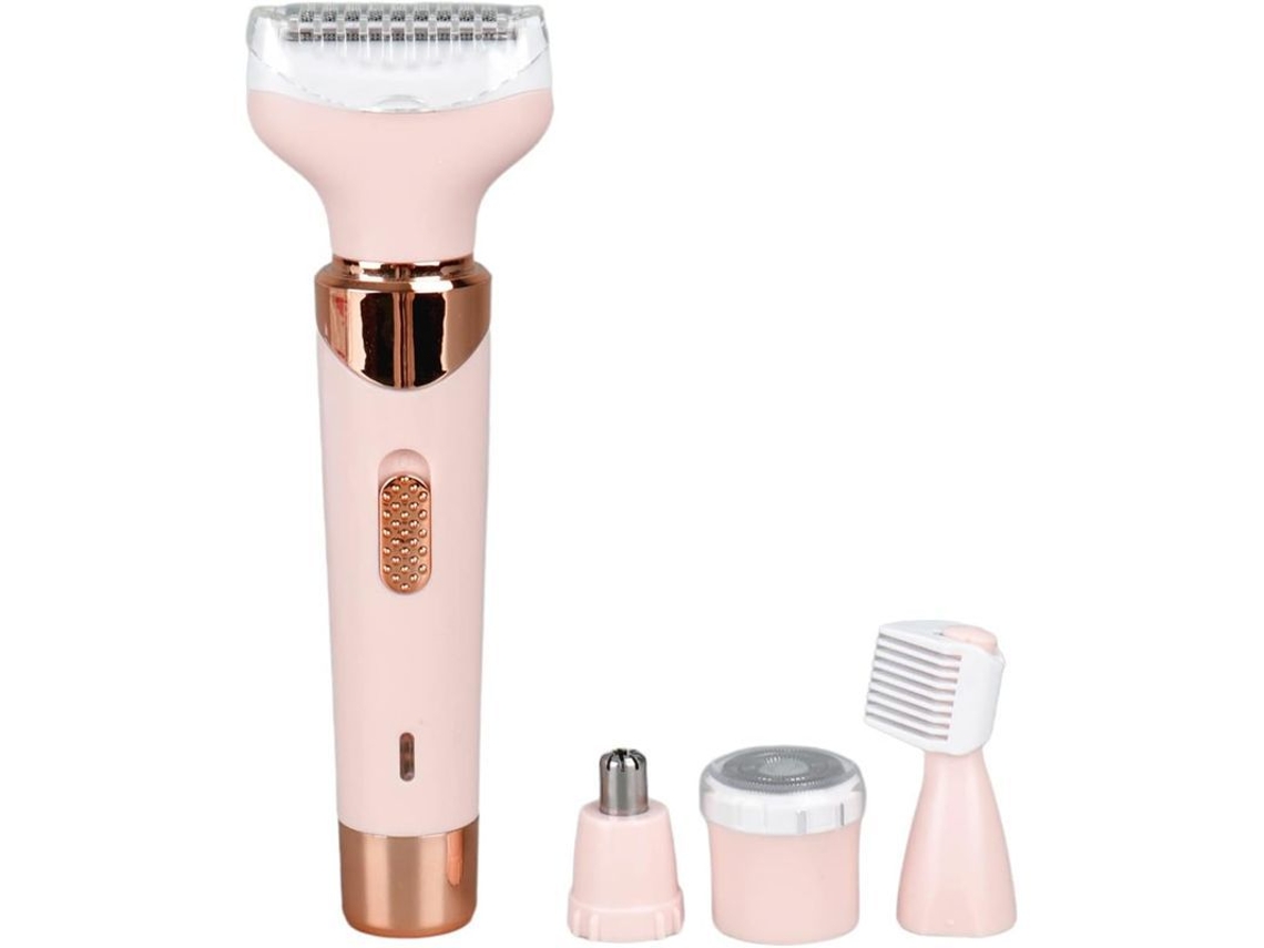 Afeitadora Eléctrica 4 En 1 Para Mujer, Afeitadora Eléctrica Inalámbrica Y Recortadora Facial Para Mujer.