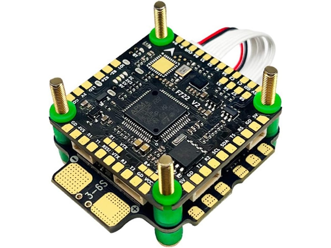 Controlador De Vuelo F760 V2 Fc Esc Fpv Stack F722 60a Am32 Para Drones Freestyle