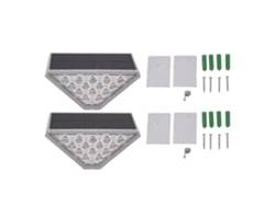 Lámpara Solar Decorativa Para Escaleras Ip68, Resistente Al Agua, Terrazas Y Exteriores.