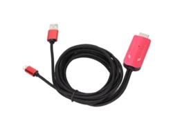 Baoj-2026novocabo Adaptador De Vídeo Ios Para Hdmi 1080p