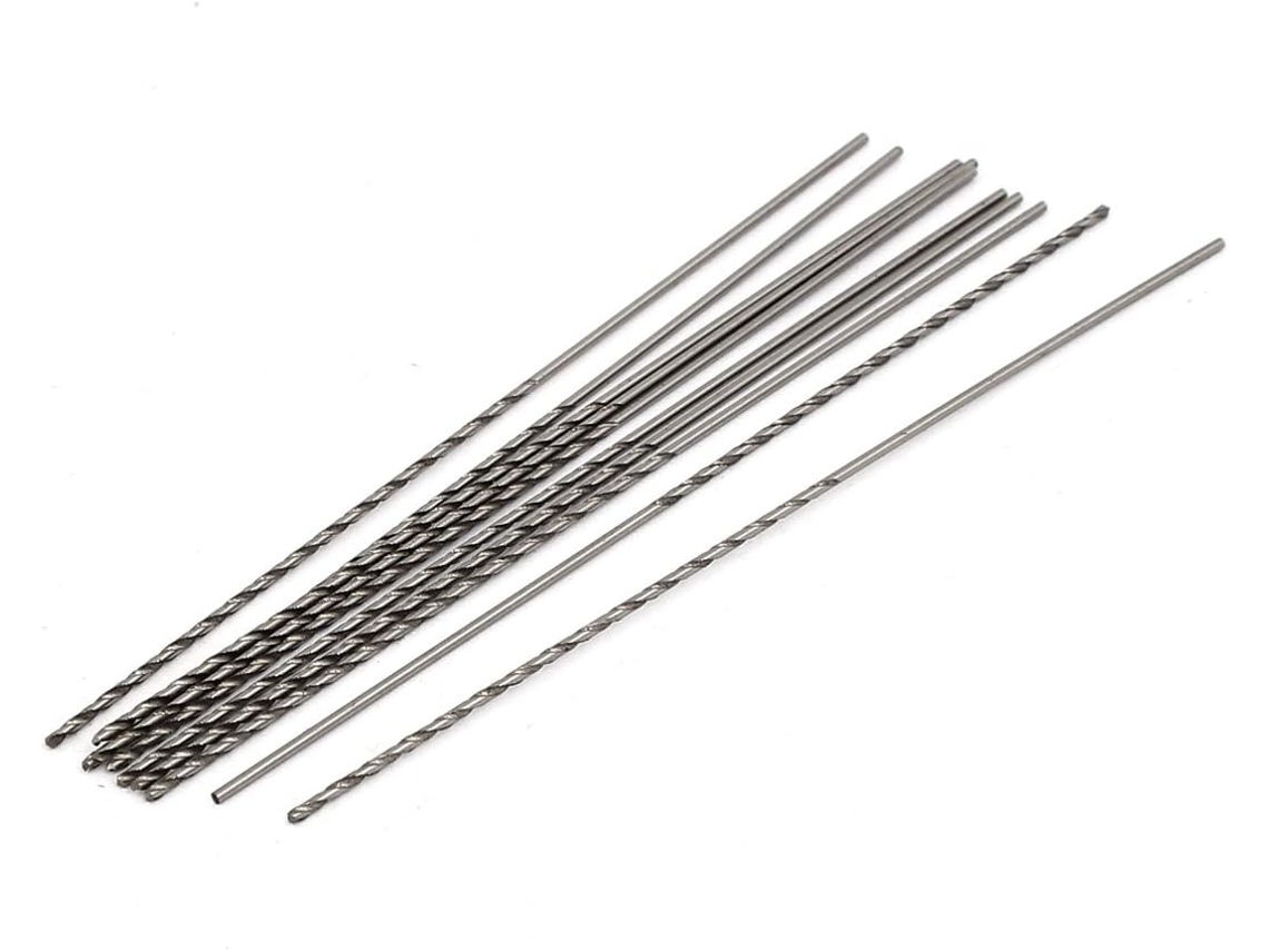 Broca Espiral Cilíndrica De Acero Rápido (hss) De 1 Mm De Diámetro Y 100 De Longitud