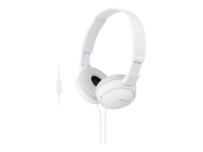 Auriculares con Cable Sony MDR-ZX110AP (On Ear - Micrófono - Blanco)