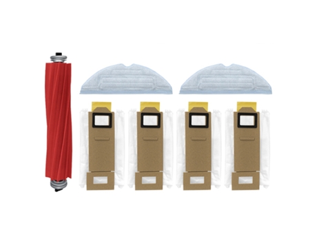 7 piezas de cepillo principal, bolsa para polvo, paños de fregona para Xiaomi Roborock S7 T7S Plus, repuestos de aspiradora para limpieza del hogar
