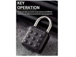 Fechadura De Porta Inteligente Tuya Bluetooth Com Leitor De Impressões Digitais, Desbloqueio Rápido Sem Chave, Cadeado Antifurto Ip67 À Prova D'água.