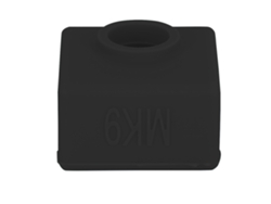 5 Piezas Funda De Silicona Para Bloque De Calor Impresora 3d Creality Cr-10/ender 3 Mk7 Mk8 Mk9 Negro