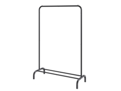 Succebuy Percha resistente, barra para ropa de dormitorio con barra para colgar