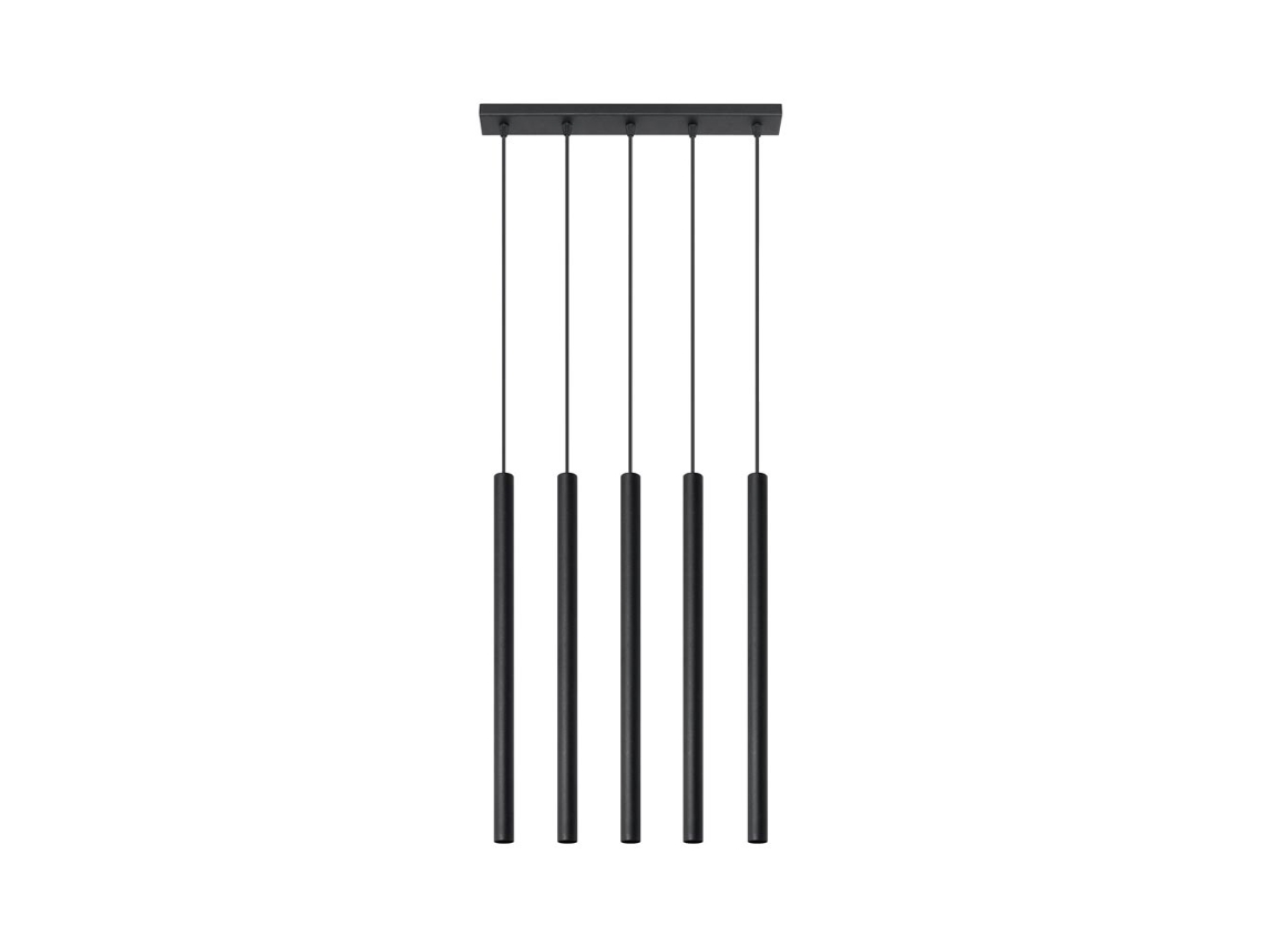 Sollux Sl.0472 Lámpara Colgante Pastelo 5 Negro