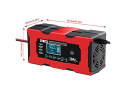 Cargador De Baterías Para Automóviles Inliligenli De 12 V Y 10 A
