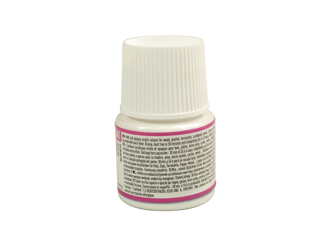 Tinta Acrílica PÉBÉO Mate (Opaca - Blanca 45 ml)