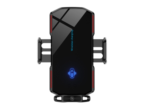 Cargador Carga Inalámbrica Coche Rápido Inalámbrico CHRONUS Negro