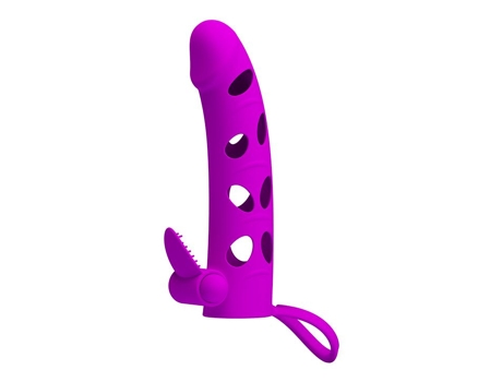 Manga para pene con estimulador de clítoris PRETTY LOVE
