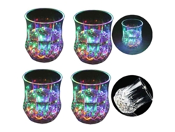Taza Que Cambia De Color Con Luces Led, De Acrílico Impermeable, Ideal Para Fiestas, Cumpleaños Y Navidad.