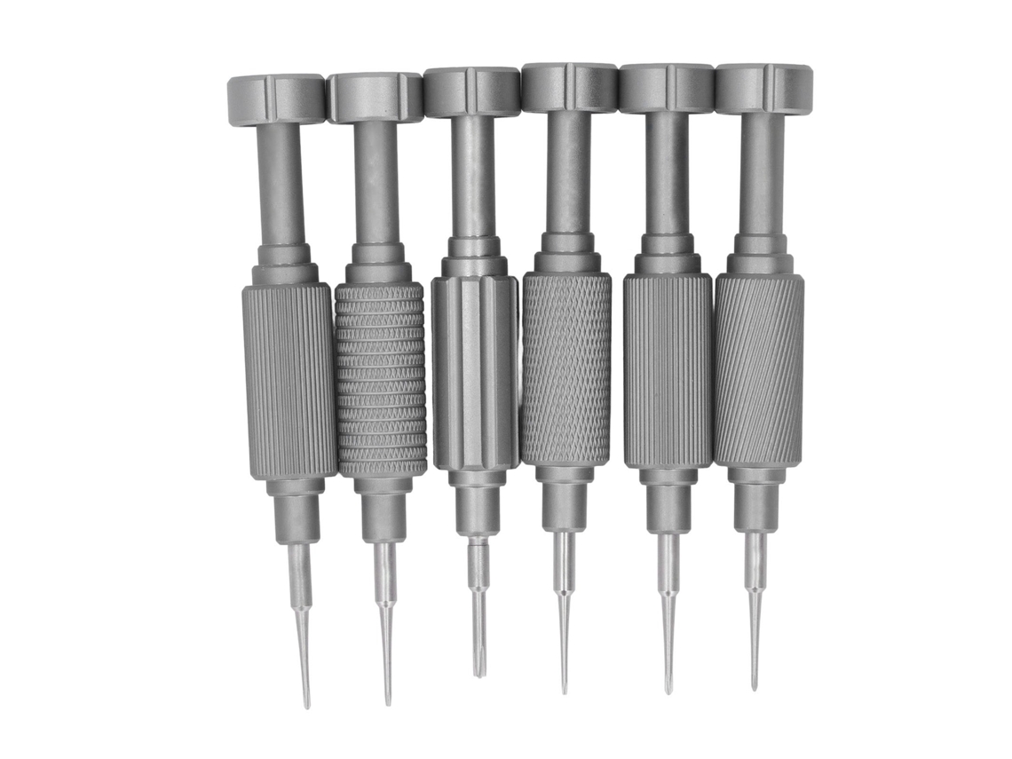 Set De Destornilladores Para Teléfonos 6 Piezas Resistente Al Desgaste Magnético Con Tamaños 0.6 0.8 T2 1.2 1.5 2.5 Herramientas De Reparación