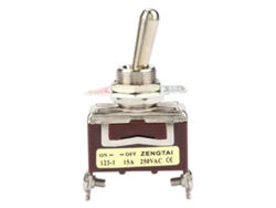 2026velora-2 Piezas Interruptor De Palanca Momentáneo On/off 12mm 2 Pines 2 Posiciones 15a 250v