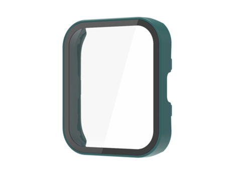 Amazfit Bip 5 piezas + funda protectora integrada para reloj con película templada (verde oscuro)