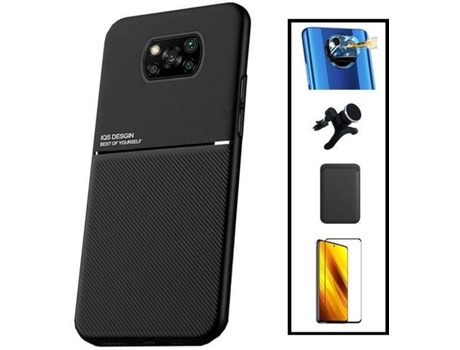 Funda, Protector y Soporte Xiaomi Redmi Poco X3 Pro PHONECARE Magnetic Lux Negro