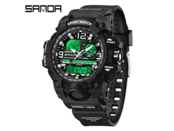 Reloj Deportivo Multifuncional Luminoso, Moderno Y A La Moda (blanco Y Negro para Mujer)