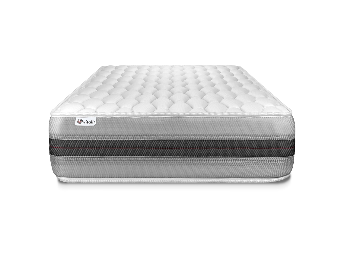 Colchón VITALIT Vitalspring Recover (100x200 cm - Espuma Viscoelástica y Muelles Ensacados)