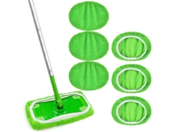 6 paños de microfibra lavables para suelos de madera ZYBLSSBB