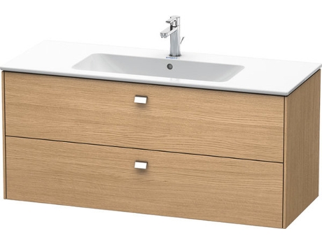 Mueble bajo lavabo DURAVIT Brioso de pared 122,0 x 47,9 cm con 2 cajones incl. hueco para sifón y delantal para lavabo ME by Starck 233612