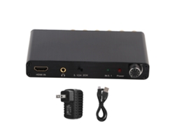 Convertidor/decodificador De Audio 3d Analógico 4k Hdmi 5.1 Con Salida Rca/3,5 Mm