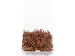 Paquete De 100 Clips De Papel Con Forma De Bicicleta: Bonitos Clips De Metal Color Bronce Para Documentos,
