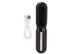 Peine eléctrico para peinar el cabello, doble uso, iones negativos, luz negra y dorada