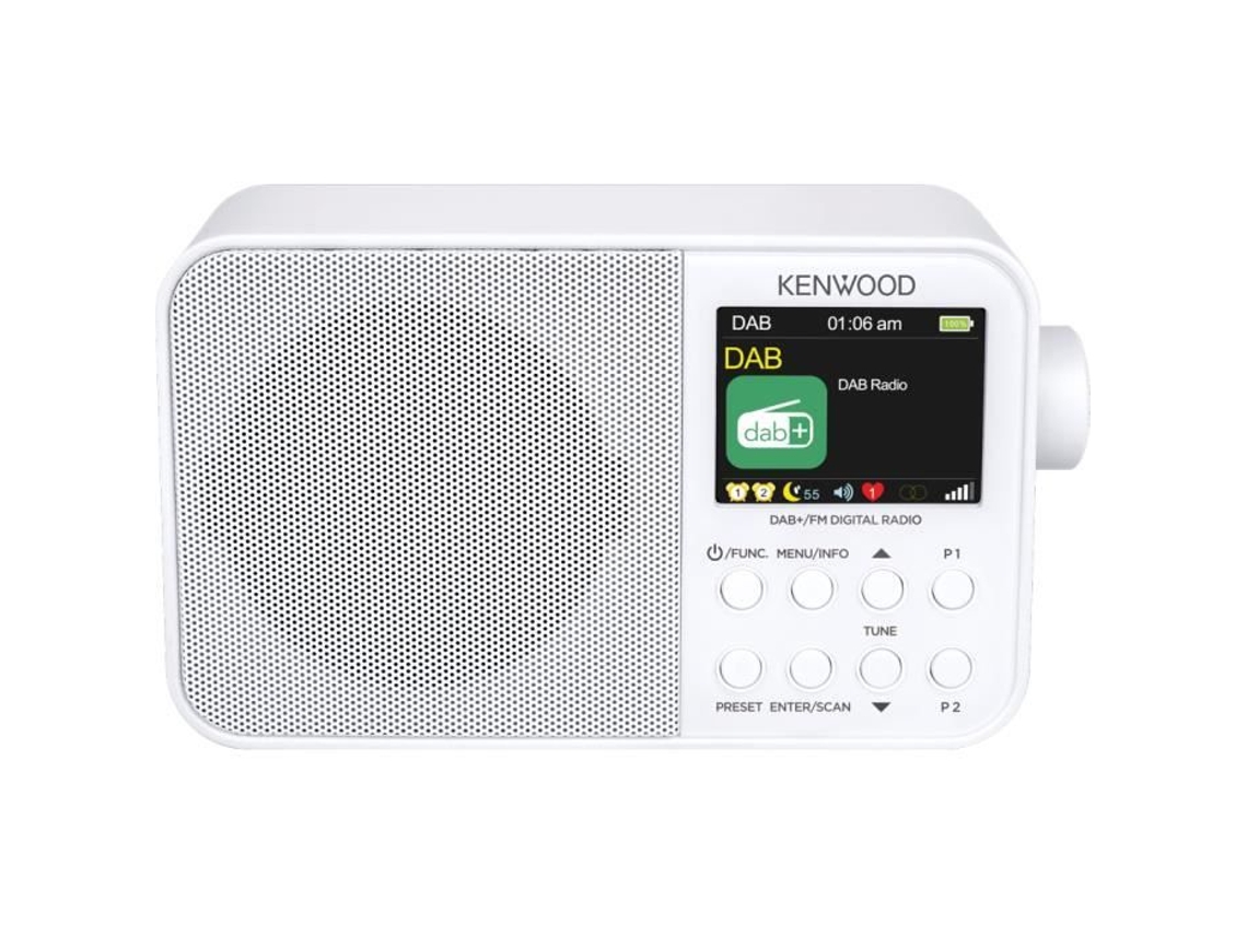 Radio KENWOOD B0BJKKQ7RZ Blanco
