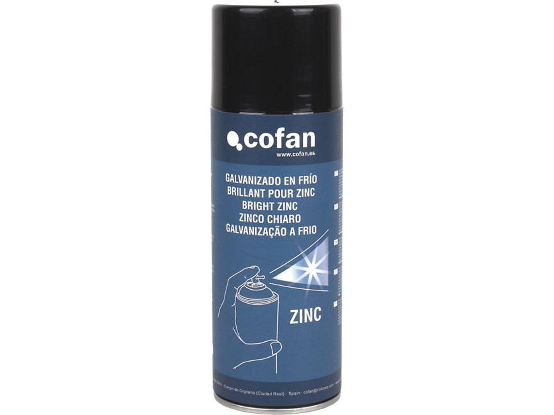 Spray de Zinc COFAN Brillo En Frío (400 ml)