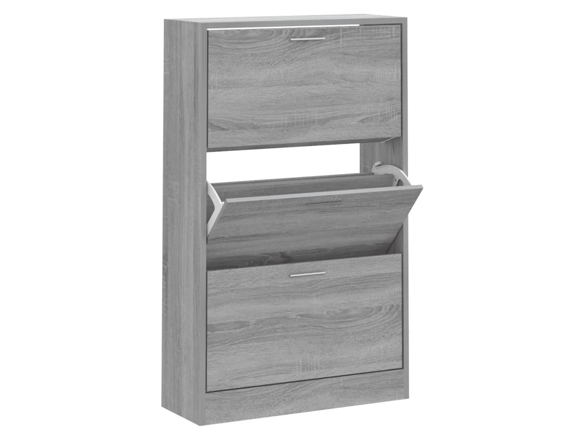Zapatero Sonoma Gris MAISON EXCLUSIVE 63x24x103 cm