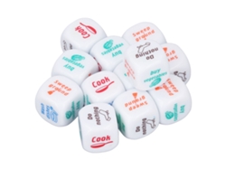 12 Dados Novedosos Para Tareas Domésticas, Ideales Para Parejas Y Familias, 20 Mm.
