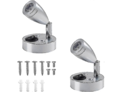 Foco de lectura LED de 25 x 26 pulgadas, 2024 W, 12 V, para interior de autocaravana, luz cálida de 1 W para leer junto a la cama. Nostalgia88