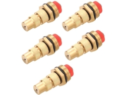 5 Boquillas Pulverizadoras G1/2 Con Rotación De 360 Grados Para Riego De Jardines, Ajustables, De Cobre.