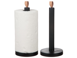 Portarrollos de papel para el hogar negro Jortmrd