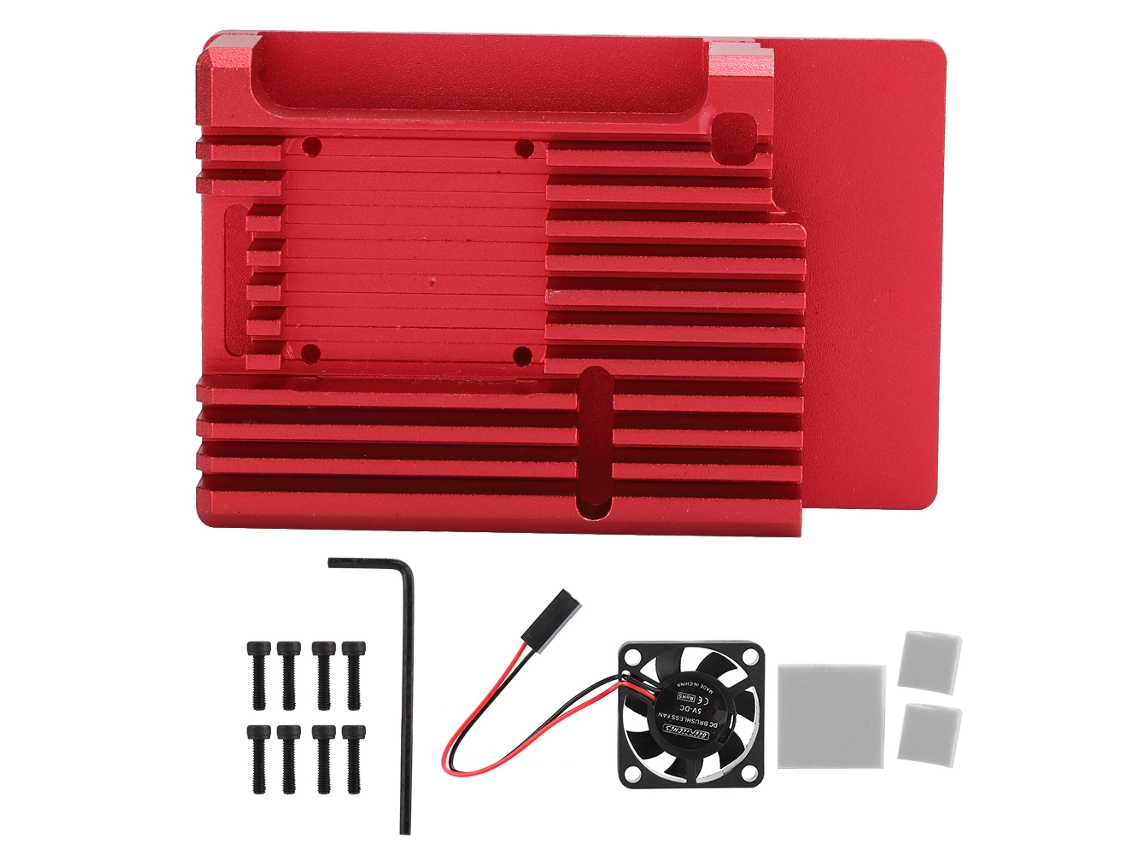 Funda protectora para Raspberry Pi 4 (protección, ventilación)