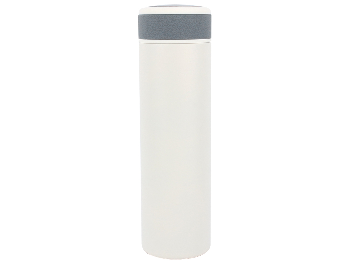 MEOIRUERY Vaso Térmico 500ml para Café, Té o Agua en Acero Inoxidable con Vacío, para Viaje (Blanco)