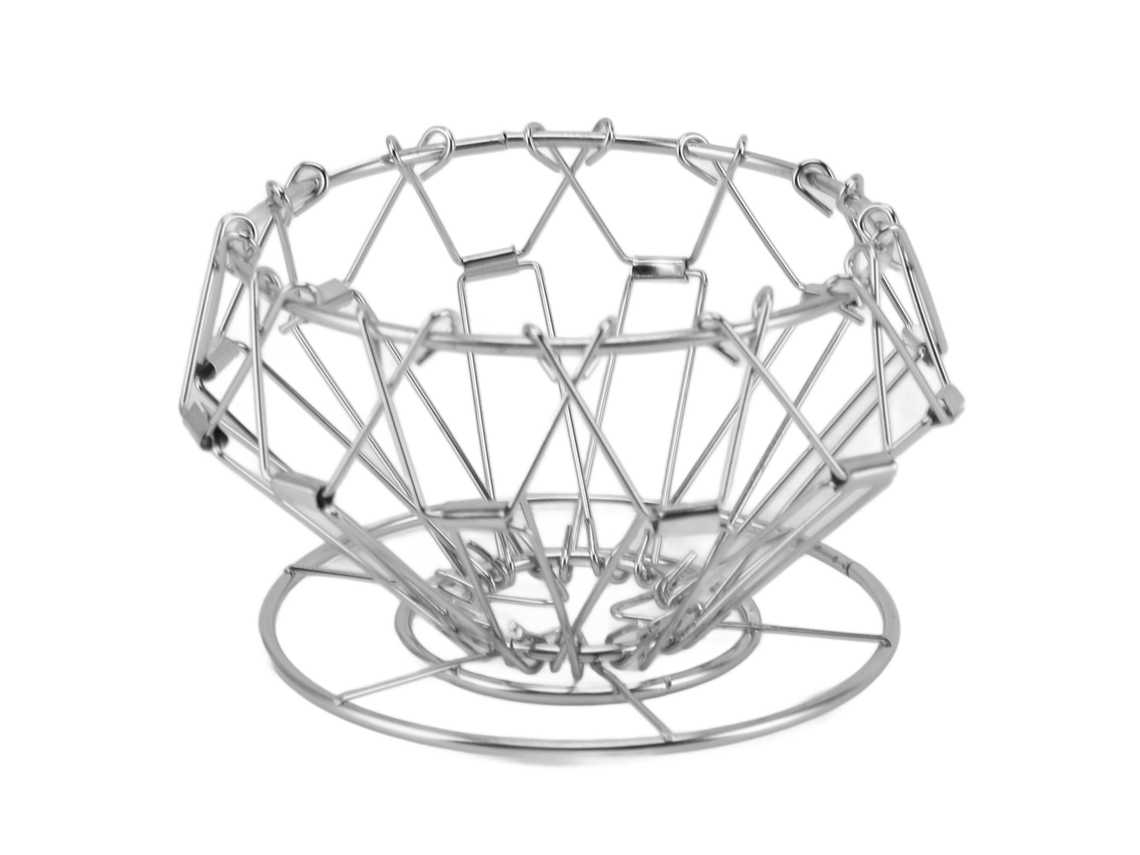 Soporte De Acero Inoxidable Para Filtro De Café De Goteo A Presión Para Acampar Al Aire Libre, Color Plata.