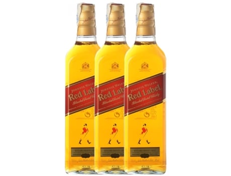 Whisky JOHNNIE WALKER Blended Johnnie Walker Red Label (0.7 L - 3 unidades)