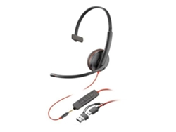 Auriculares HP 8X227AA (Negro - USB)