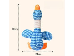 Brinquedo Com Som Para Cães Pelúcia Interativa,ideal Para Raças Pequenas E Médias Ganso Hexinyigjly
