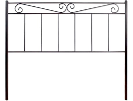 Cabecero de Forja FACTORY MUEBLES Valenciano, Negro Cama de 105 cm (110 cm x 125)