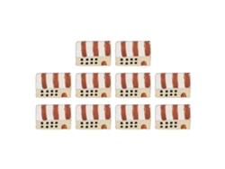 10 Piezas De Miniaturas De Resina Para Cafetería, Accesorios Para Casas De Muñecas A Escala 1/12 Y 1/6.