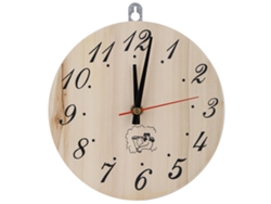 Reloj Decorativo Para Sauna Con Temporizador, Madera De Primera Calidad, 20 Cm, Accesorio Para Sauna Y Hogar.